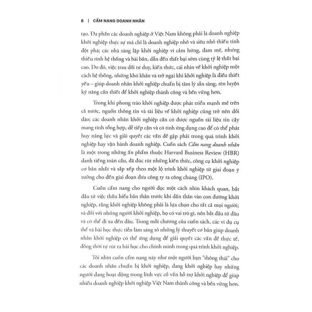 Sách - HBR Cẩm Nang Doanh Nhân [AlphaBooks]