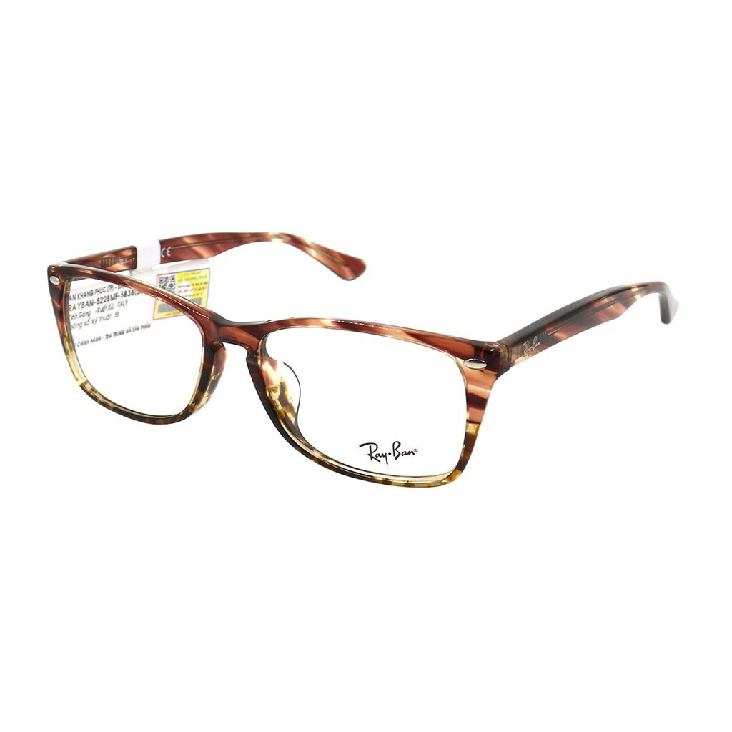 RB5228MF-Gọng kính nam nữ Rayban chính hãng (56-17-145), thiết kế dễ đeo bảo vệ mắt