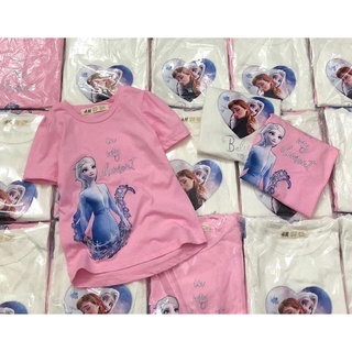 Set áo thun Elsa bé gái 2-10Y