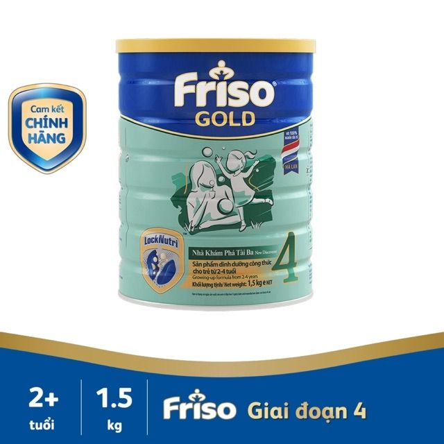 Sữa bột Friso gold 4 1.5kg date mới(có quà)