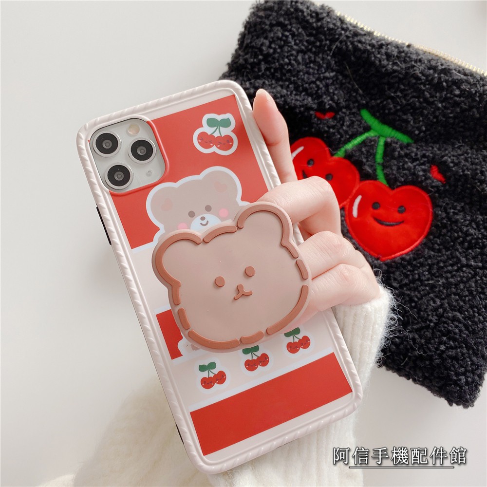 Ốp Điện Thoại Mềm Hình Gấu Đáng Yêu Cho Iphone 11 Pro Xr I 7 I 8 Plus Xs Max | BigBuy360 - bigbuy360.vn