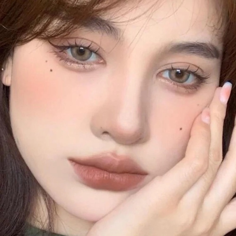 Bảng Phấn Mắt 2 Màu Lì/Nhũ Ánh Kim Kháng Nước Nhỏ Gọn Tiện Lợi