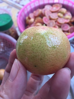 Chanh đào ngâm mật ong