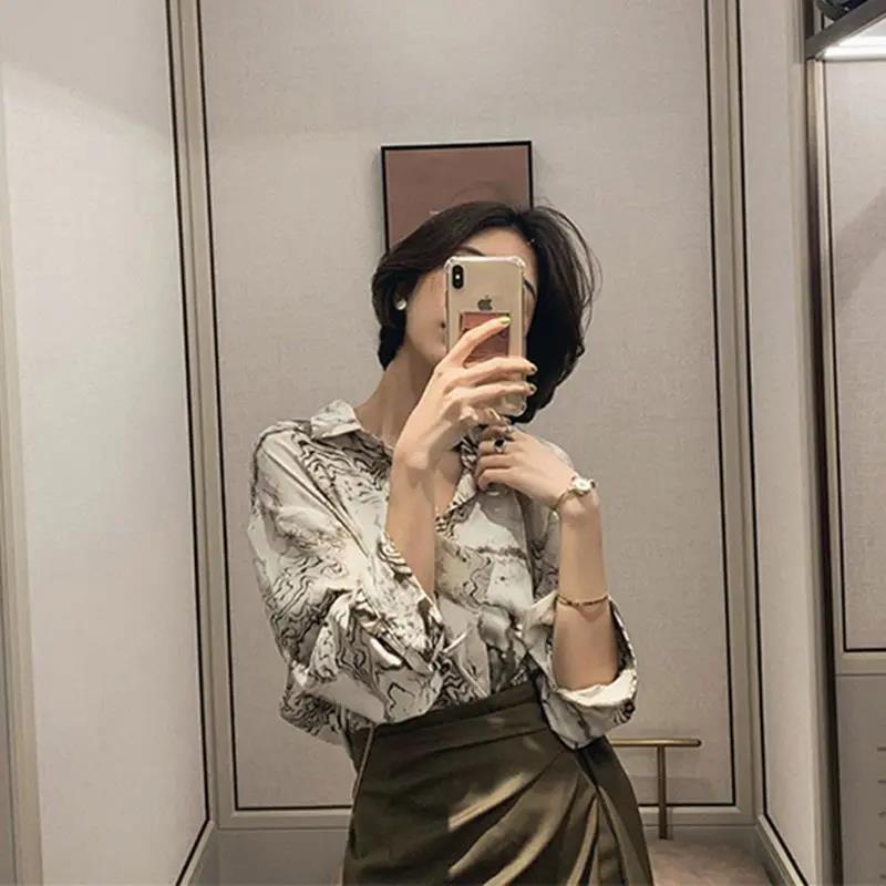 Đầm Sơ Mi Phong Cách Retro Hong Kong Mới 2021