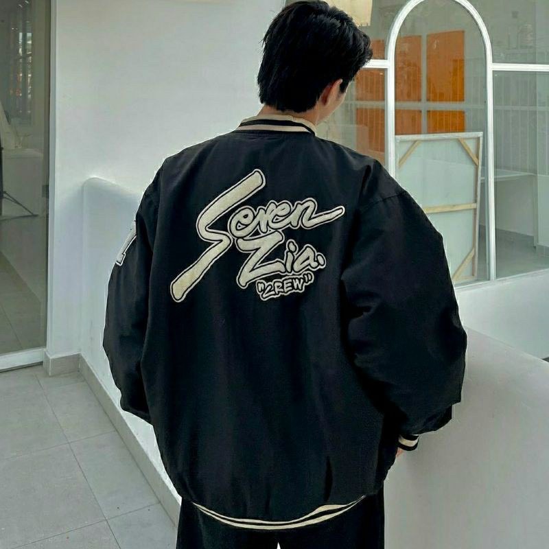 Áo khoác dù bomber nam nữ unisex form rộng vải 2 lớp chất xịn, dày dặn, y ảnh phong cách hàn quốc