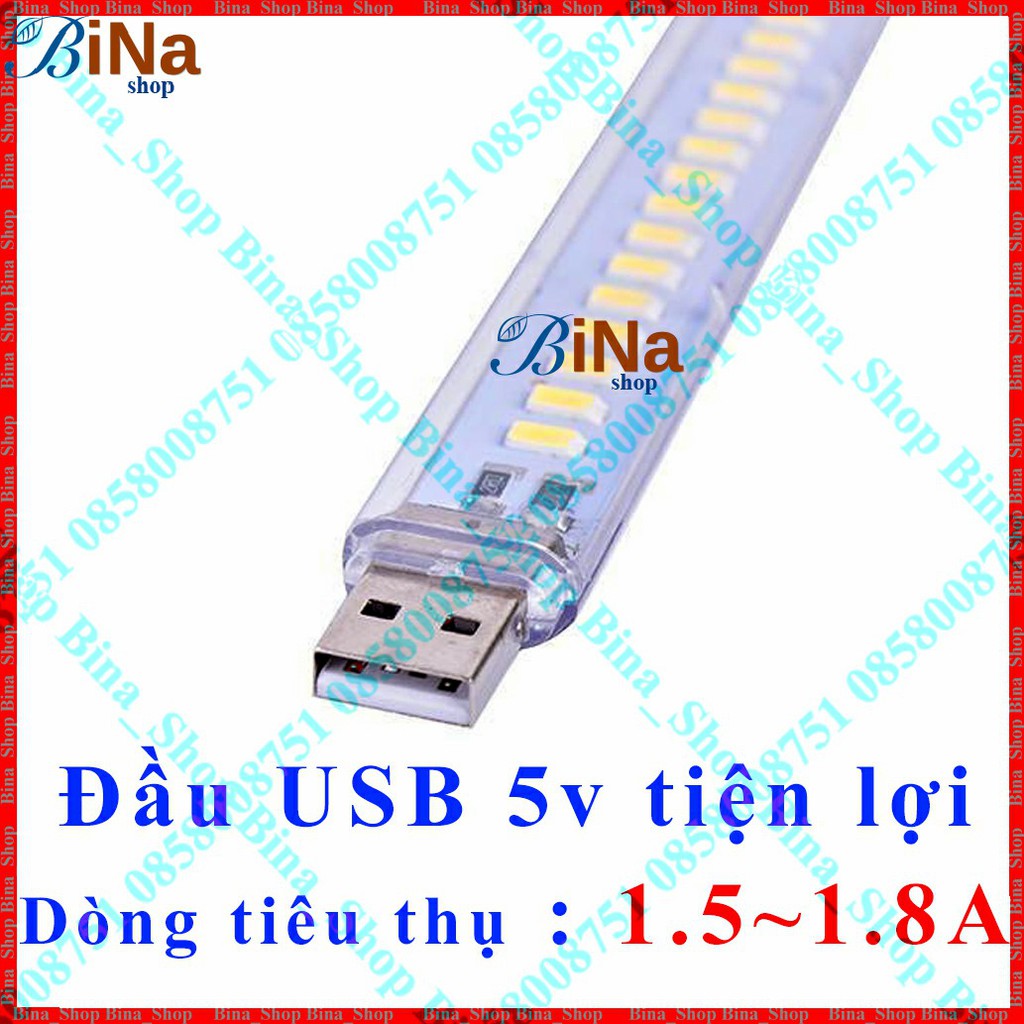 Đèn Led USB 24 bóng 5V sáng mạnh