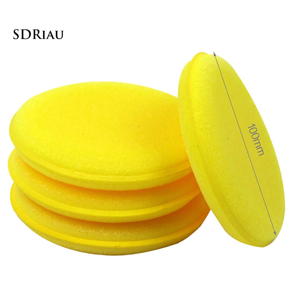Bộ 2 mút bọt biển tròn bôi sáp/đánh bóng xe hơi