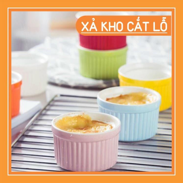 GIÁ SIÊU RẺ Hũ ramenkin sứ, hũ sứ làm bánh Flan, Caramen, bỏ lò, chịu nhiệt