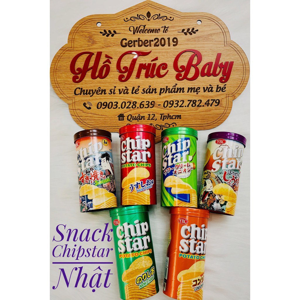Bánh snack chipstar cho bé.