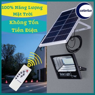 Đèn Pha Năng Lượng Mặt Trời COLORLUX Chống Nước IP67 Nhôm Liền Khối LED 200w, 100w, 60w, 30w #denphasolarlight
