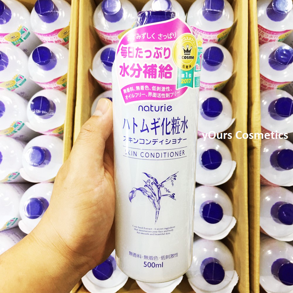 [Auth Nhật] Nước Hoa Hồng Naturie Hạt Ý Dĩ Skin Conditioner Lotion Toner Naturie - Nước Thần Hạt Ý Dĩ Naturie Conditione