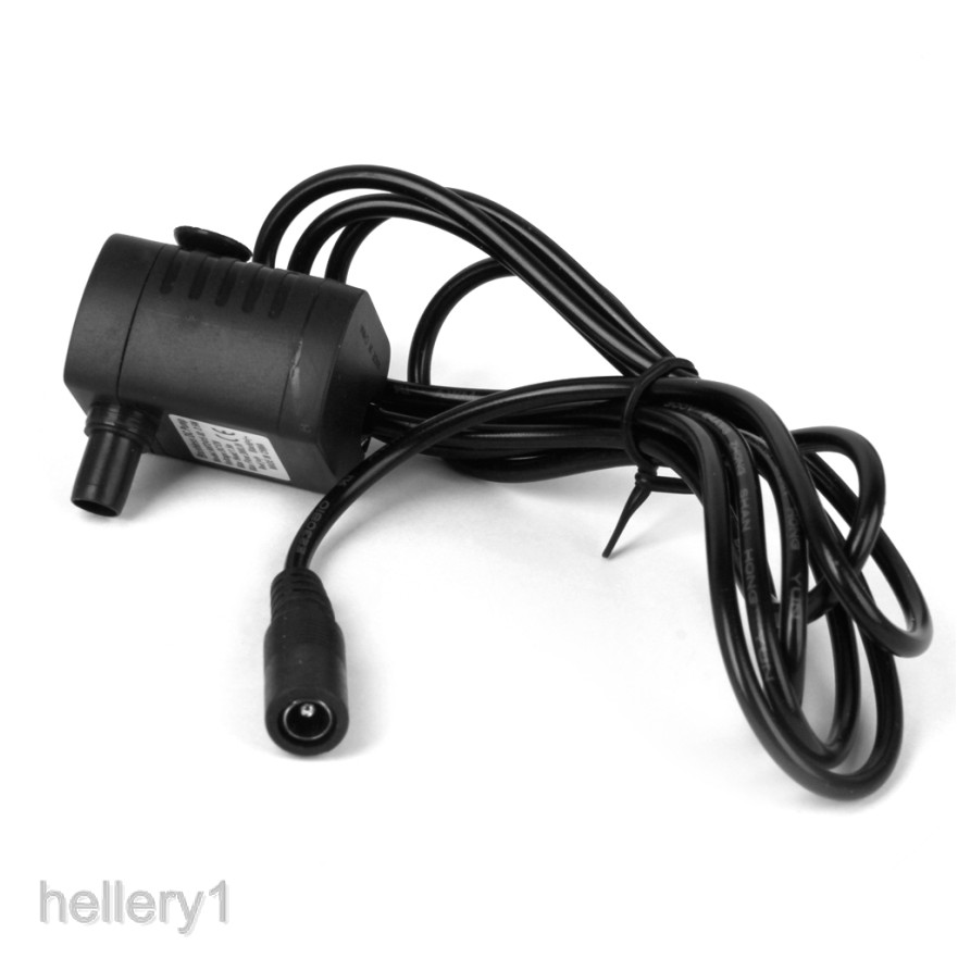 [Hellery1] Máy Bơm Nước Mini V 2.5W Với Lưới Lọc 200L / H Cho Bể Cá