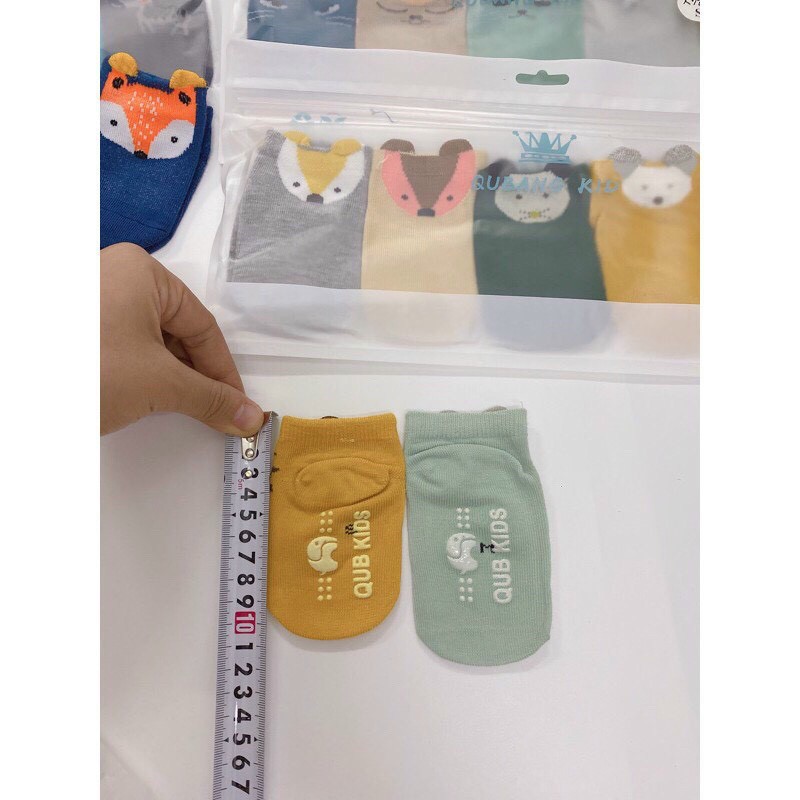 TẤT TRẺ EM ⚡️FREESHIP⚡️ Set 5 Đôi Tất Cổ Ngắn Hình Thú Cho Bé