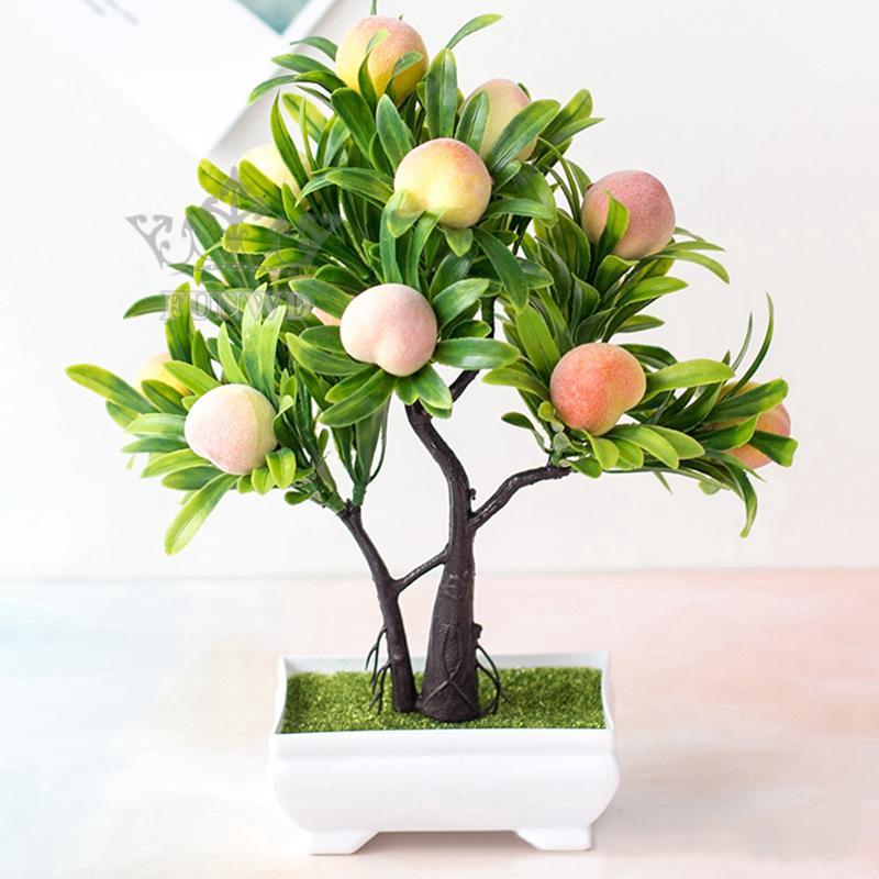 Cây ăn quả nhân tạo bằng nhựa dùng để trang trí nội thất