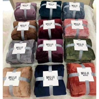 Chăn lông tuyết muji siêu mềm mịn, chăn lông cao cấp