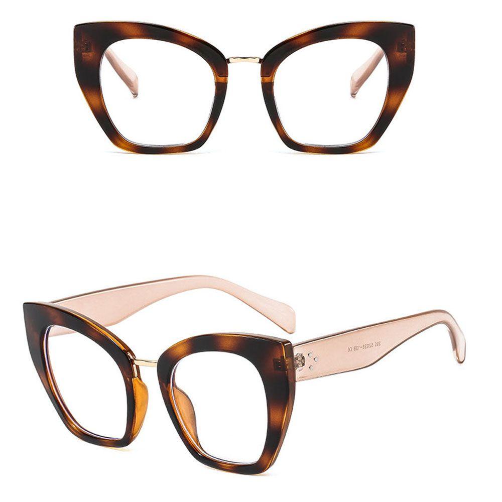 Kính Mát Gọng Mắt Mèo Trong Suốt WMES15H Phong Cách Cổ Điển Thời Trang Cho Nam Và Nữ