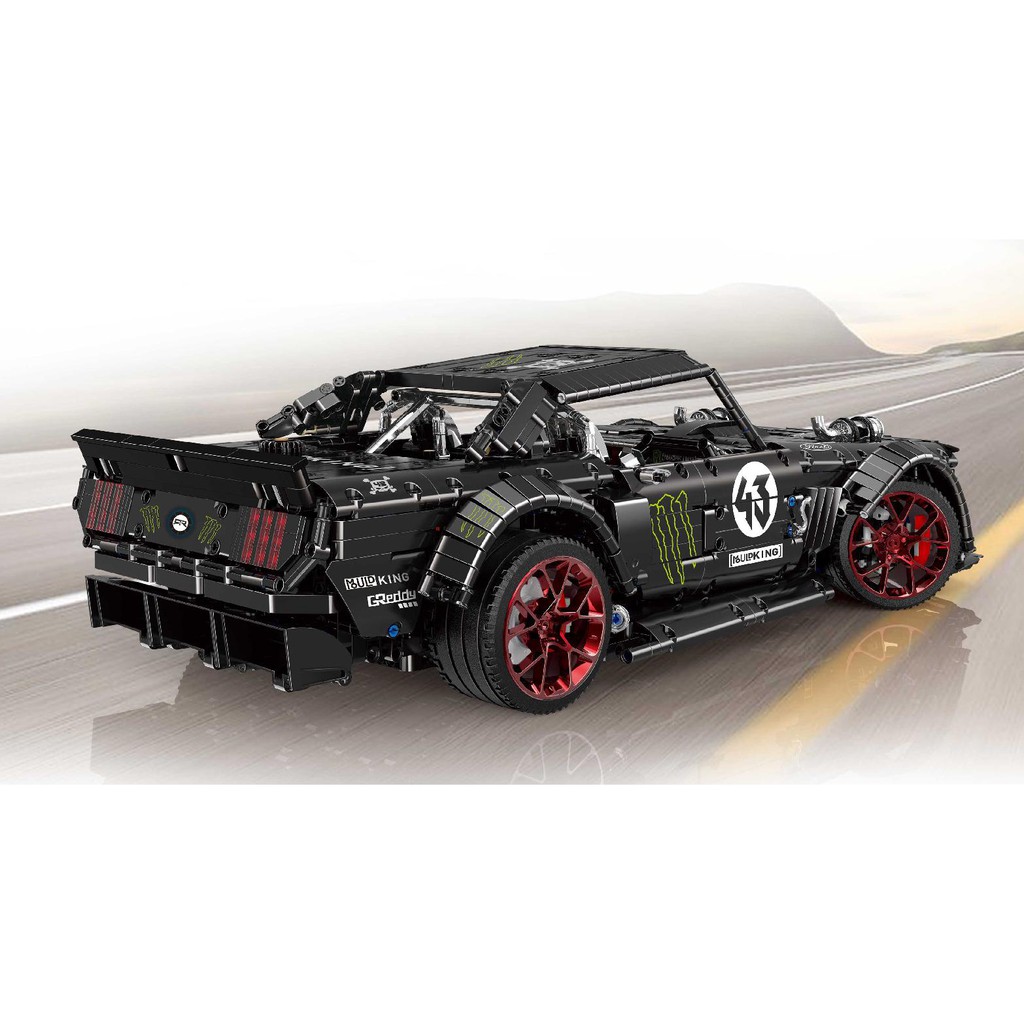 Lắp ghép Mô hình siêu xe mould king 13108 MODELS NO MUSTANG MÀU ĐEN CỰC CHẤT
