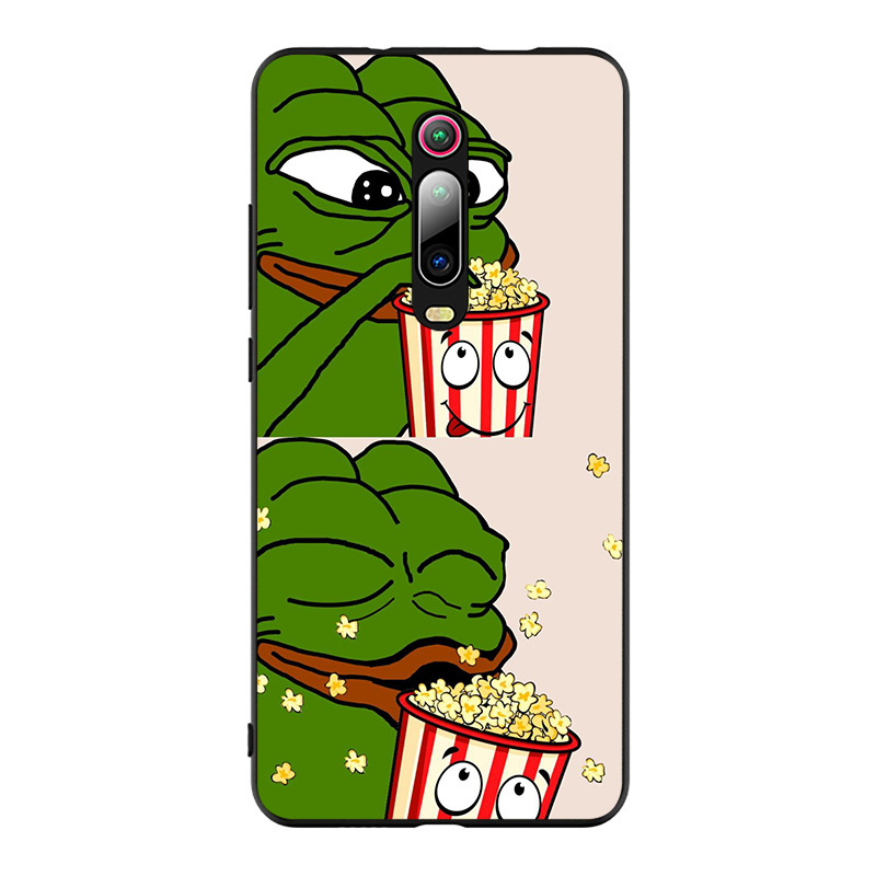 B75 Cute Frog Meme Animal funny Redmi K20 K30 S2 Go 9C 9A 9 8A 8 7A 7 6A 6 Pro Soft Phone Case