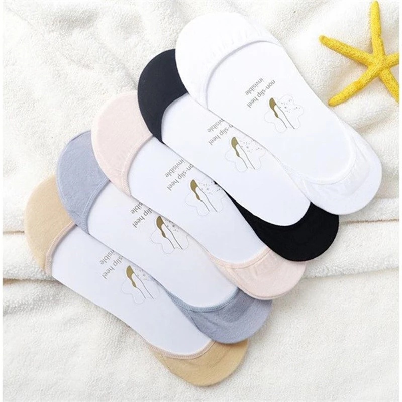 Vớ Cotton Mềm Cổ Thấp Thoáng Khí Thời Trang Mùa Hè Chất Lượng Cao