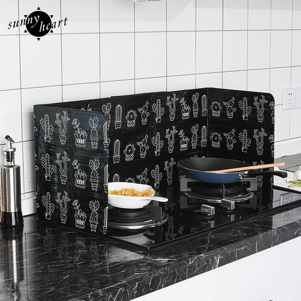 Vách ngăn chống văng dầu bằng lá nhôm gập lại được cho nhà bếp