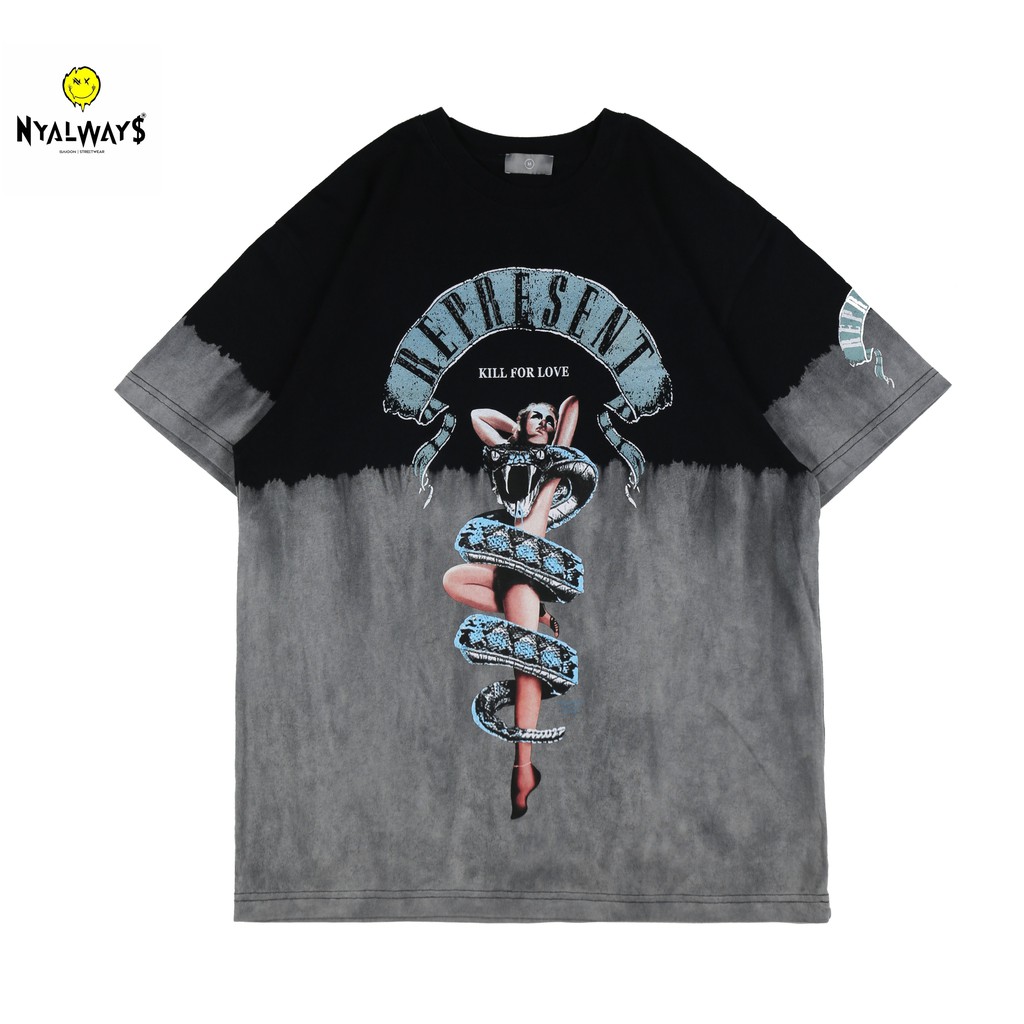 Áo Thun Wash REPRESENT [ 𝗔𝗡𝗬𝗪𝗔𝗬$ ]
