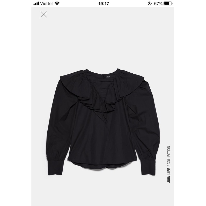 Áo zara auth size XS new tag