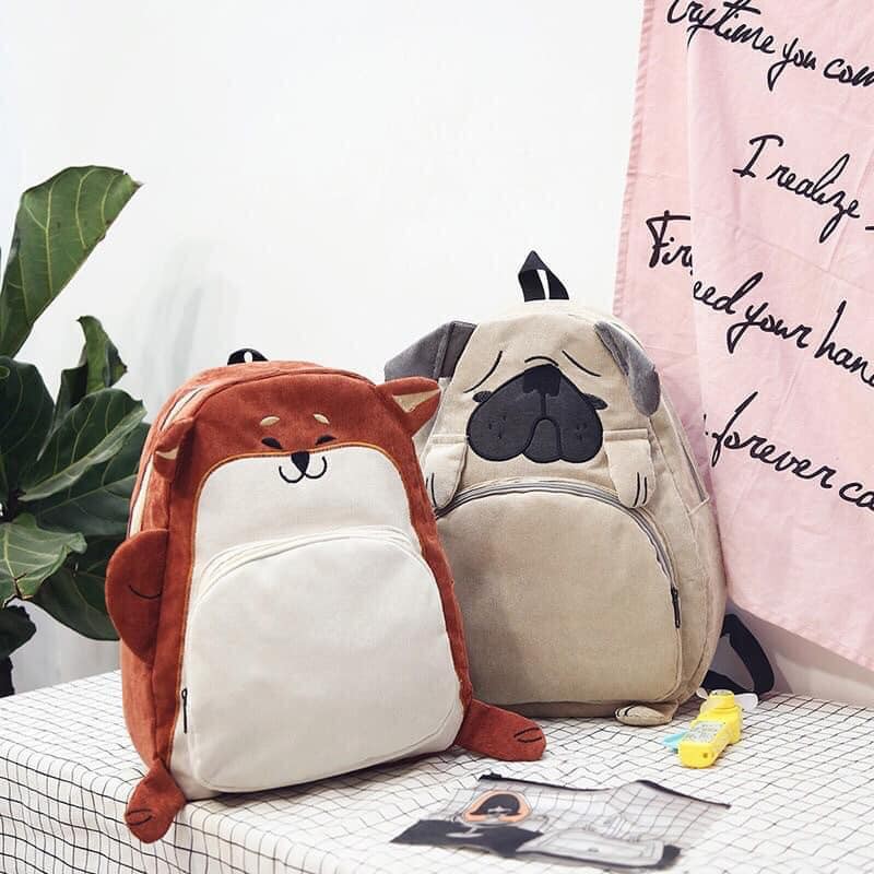 Balo cún mặt yêu ulzzang