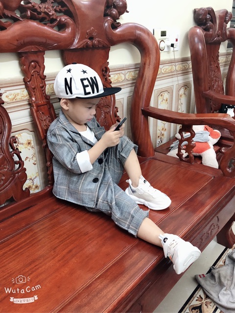 Set vest kẻ mùa thu cho bé | BigBuy360 - bigbuy360.vn