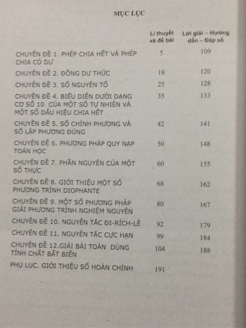 Sách - Bồi dưỡng học sinh giỏi toán trung học cơ sở Số Học