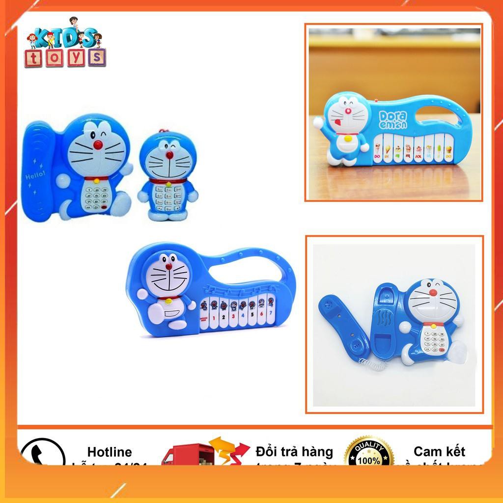 Đồ chơi Doraemon, combo 3 món đồ chơi doraemon phát nhạc, chạy pin -Đồ chơi Panda