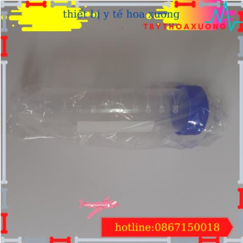 Túi 50 Ống Falcon 50ml - Ống Ly Tâm 50ml Nắp Vặn, Đáy Nhọn Tiệt Trùng Từng Cái
