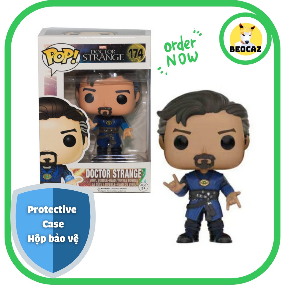 [Ship Hỏa Tốc] [Tặng Hộp Bảo Vệ] Mô hình Funko Pop Doctor Strange Phù Thủy Tối Thượng Avengers Marvel 174