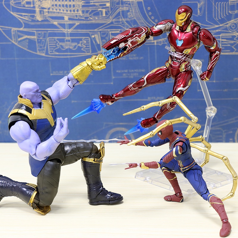 MH23 - Mô Hình Iron Man Mark 50 Mk50 SHF Avenger Infinity War Bandai Cao 16cm