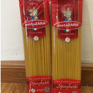 Combo 2 gói mì ý ý spaghetty pasta zara số 3 500g