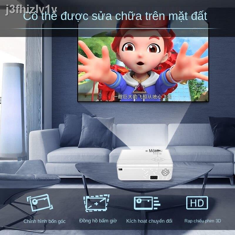 [HOT]Máy chiếu siêu rõ nét tại nhà văn phòng kinh doanh đào tạo ngủ Blu-ray wifi rạp hát gia đình thông minh điện thoại