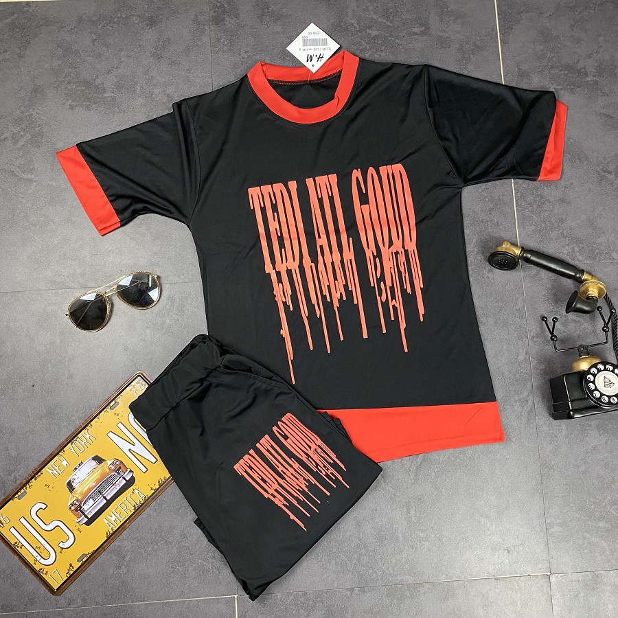 XẢ HÀNG Bộ Hè Nam, Bộ Thun Nam cộc Tay In Logo Chất Liệu Thun Lạnh Mềm Mịn - BN40 - Full Size | BigBuy360 - bigbuy360.vn