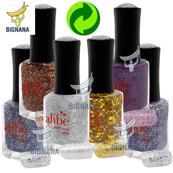 Sơn Móng Tay 15ml - Các Tông Kim Tuyến Đủ Màu, Trắng, Da, Vàng, Xà Cừ, Chai AL12 Sang Trọng, An Toàn, Màu Sắc Đa Dạng