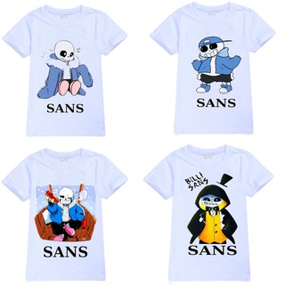 HOT Áo Thun Sans Game Undertale Màu Trắng Đen mẫu mới nhất