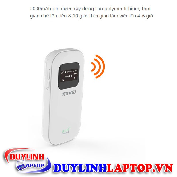 Bộ phát Wi-Fi di động 3G chính hãng Tenda 3G185 - Bộ phát Wi-Fi di động 3G chất lượng cao