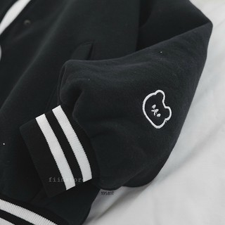 Bomber jacket 3 con gấu - Made by Fiin