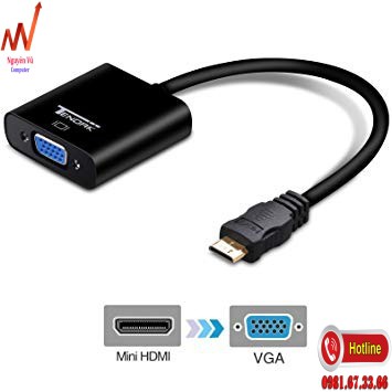 Cáp Mini HDMI To VGA Rẻ