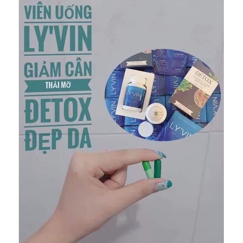 Giảm Cân LY’VIN GIẢM 3-6KG Sau 1 liệu trình ( 1 tháng ) Có tặng kèm detox | BigBuy360 - bigbuy360.vn