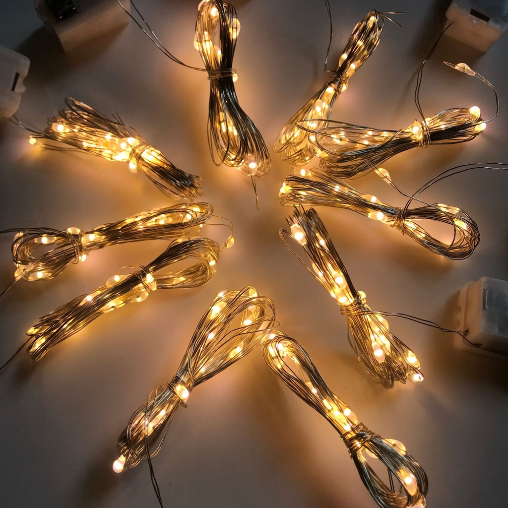 Khối Dây Đèn led 3 Tốc Độ Hình Hoa Trang Trí Hộp Quà