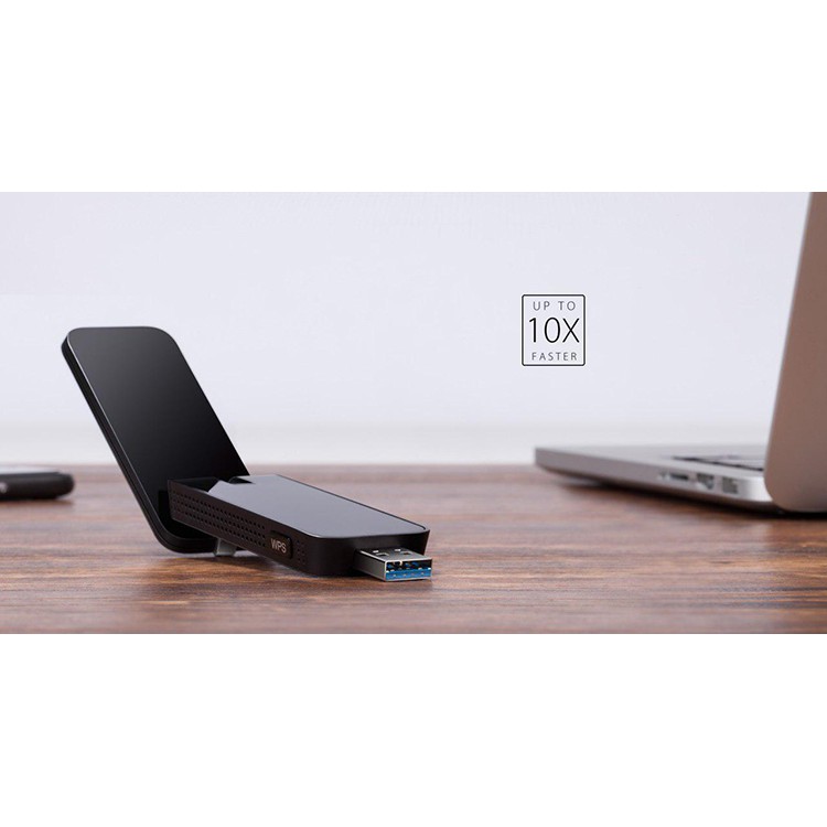 Bộ Chuyển Đổi USB Băng Tần Kép Wi-Fi AC1300 TP-Link Archer T4U - Hàng Chính Hãng