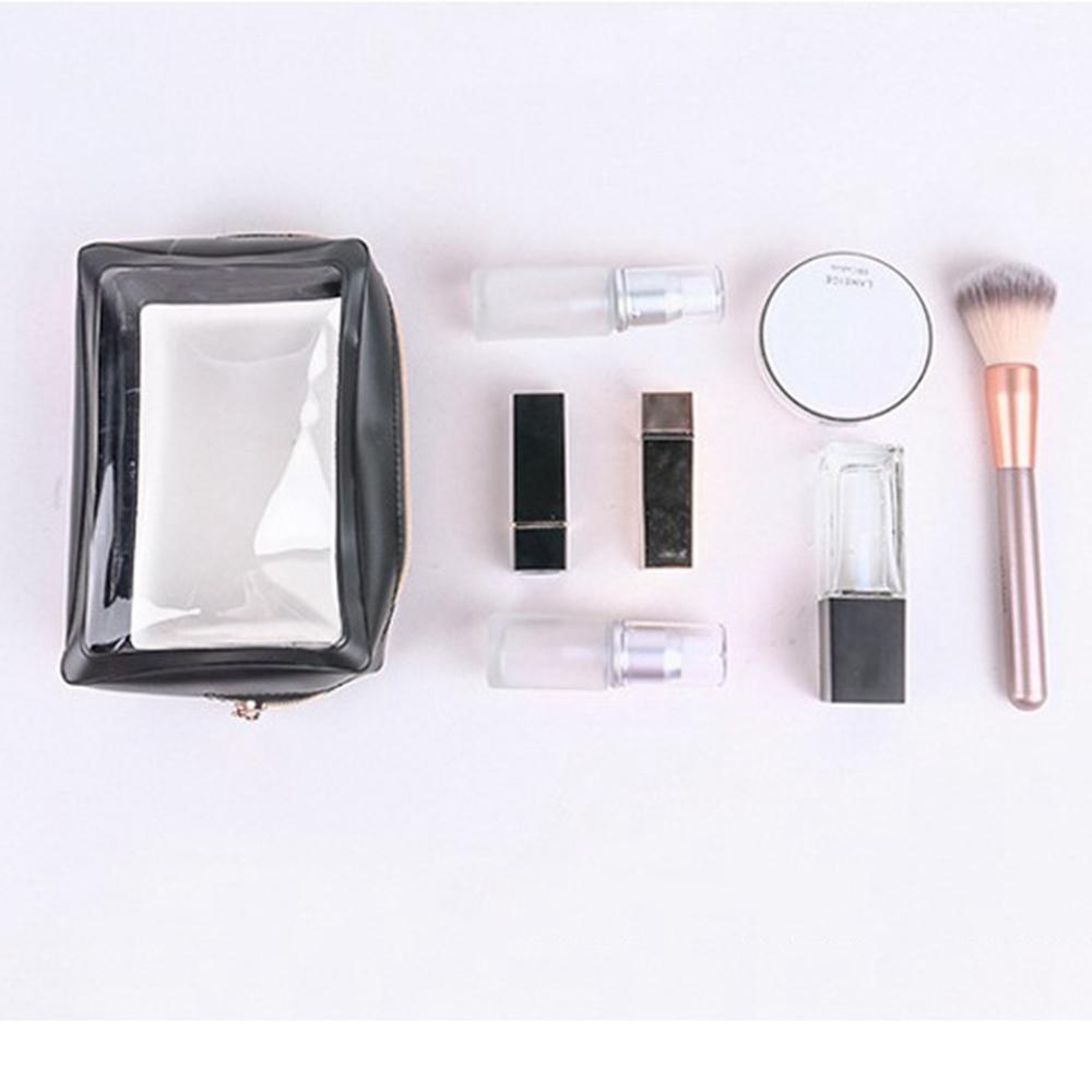 MOILYVN Túi Nhựa PVC Trong Suốt Đựng Mỹ Phẩm 2 Kích Cỡ Tiện Dụng Ốp