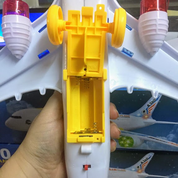 Mô hình máy bay Air plane A380 chạy bằng pin hãng Ming Xing Jia