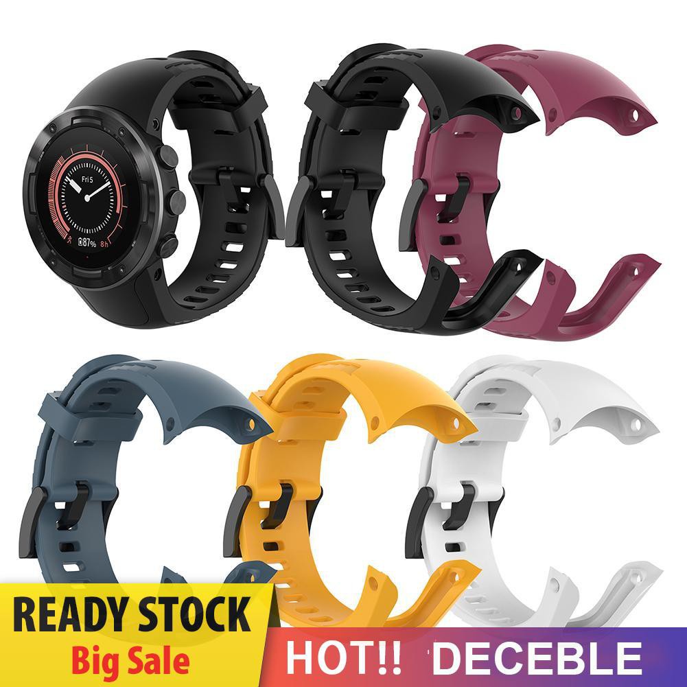 Deceble Silicone Replacement Watchband for Suunto 5 Band Strap Watch Accessories