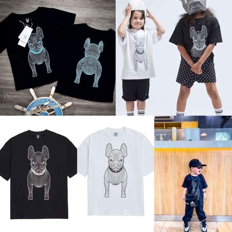 (ảnh thật hàng 1:1) Áo thun kid life. work full tag mac hàng chuẩn đẹp 2 màu
