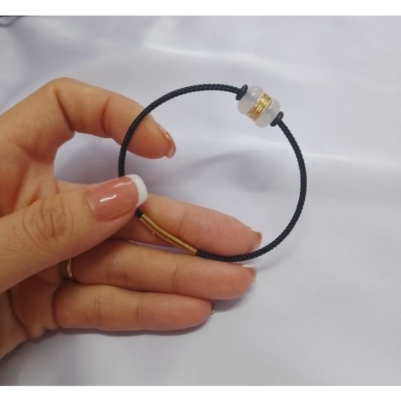 Vòng tay lu thống dát vàng định công danh đầu xuôi đuôi lọt định công danh tài lộc trợ mệnh thủy kim