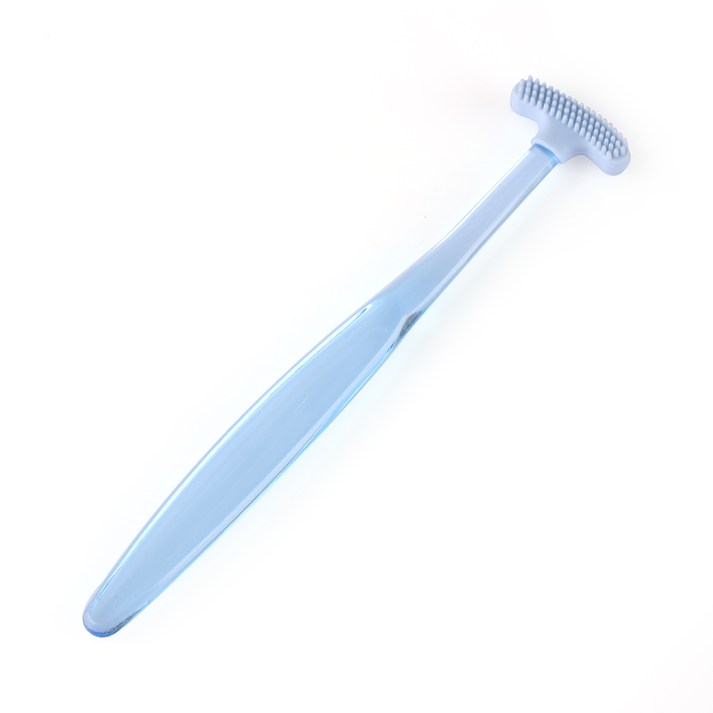 Cọ Chà Lưỡi Hai Mặt Bằng Silicon Mềm Giúp Vệ Sinh Chăm Sóc Răng Miệng